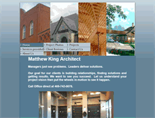 Tablet Screenshot of mkingarchitect.com